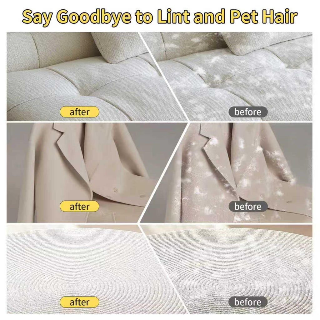 Upgraded Pet Hair Removal Gloves With Snug Elastic Wrist - Electrostatic Five-Finger Reusable Fur Remover For Cats & Dogs, Effortless Cleaning Tool For Couch, Carpet, Clothing & Car Seats