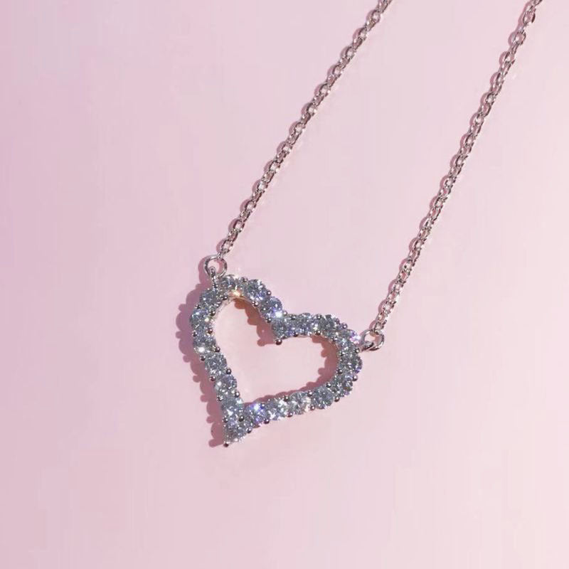 Casual Heart Necklace For Women