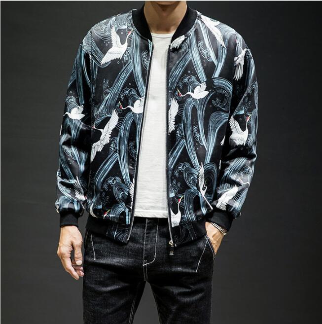 Embroidered Baseball Jacket and Casual Jacket