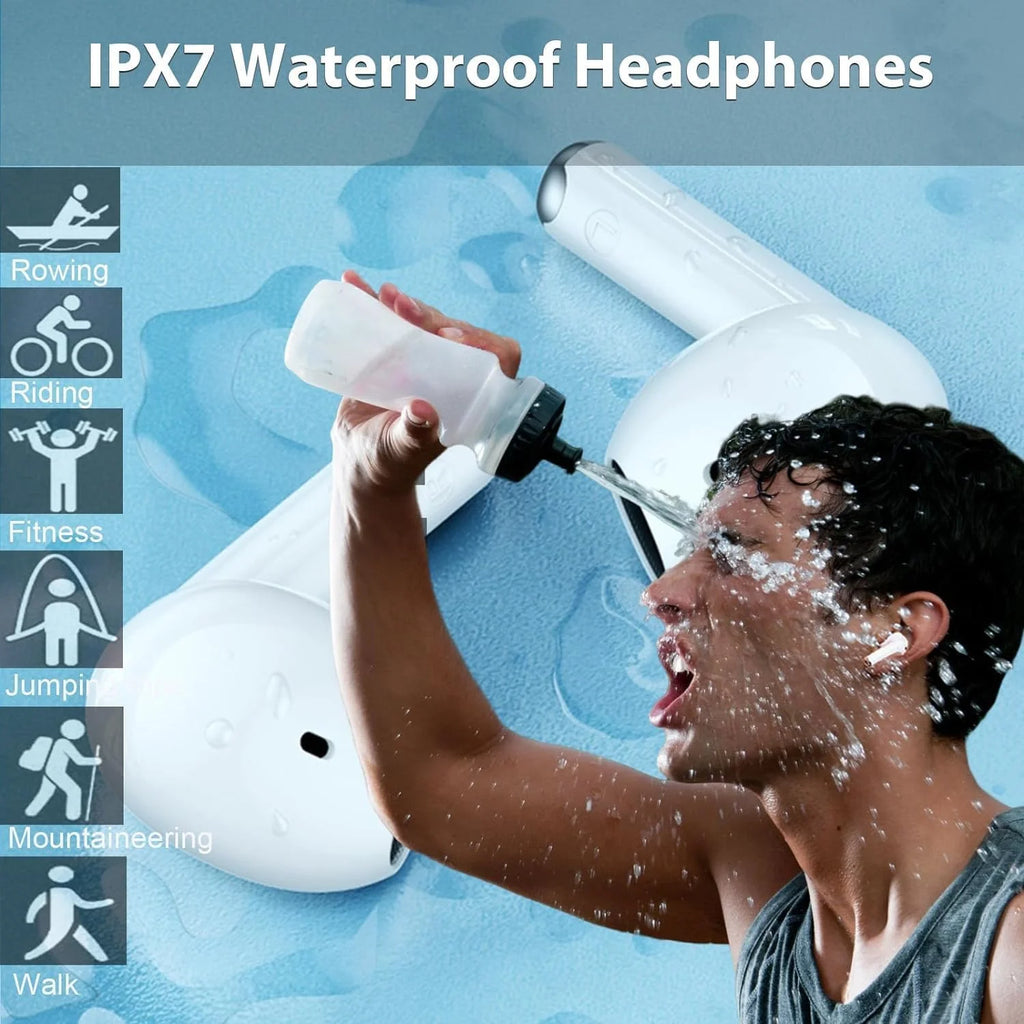 Original SONY A6 Pro Wireless Bluetooth Headset In-Ear Extra Bass Earbud HiFI Stereo Sport Earphone with Mic Earphone lanyard