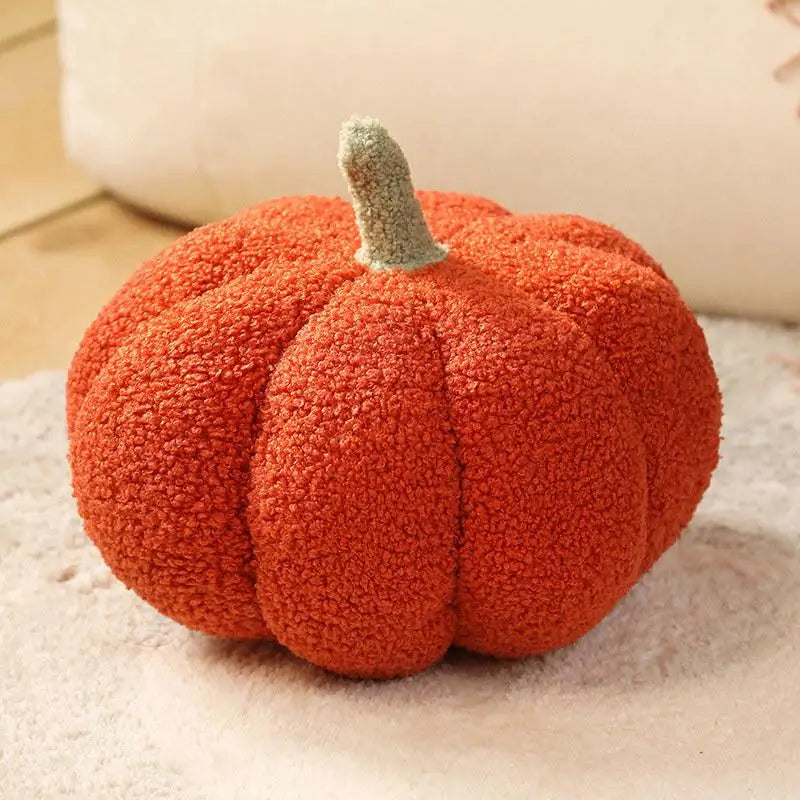 Cozy Plush Pumpkin Throw Pillow Cushion