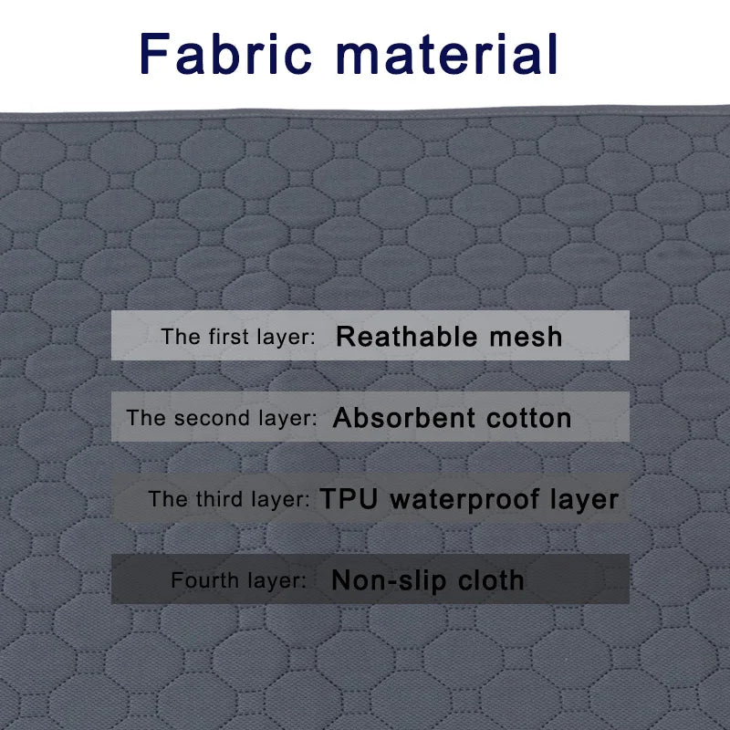 Car Seat Cover for Pets Washable Dog Pee Pad Blanket Urine Mat