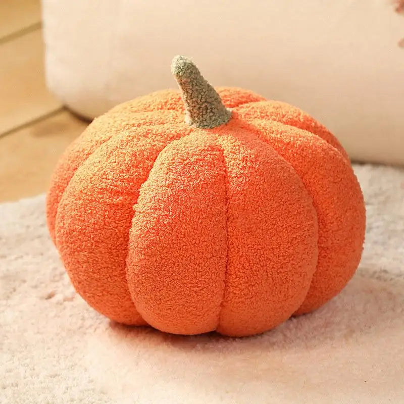 Cozy Plush Pumpkin Throw Pillow Cushion