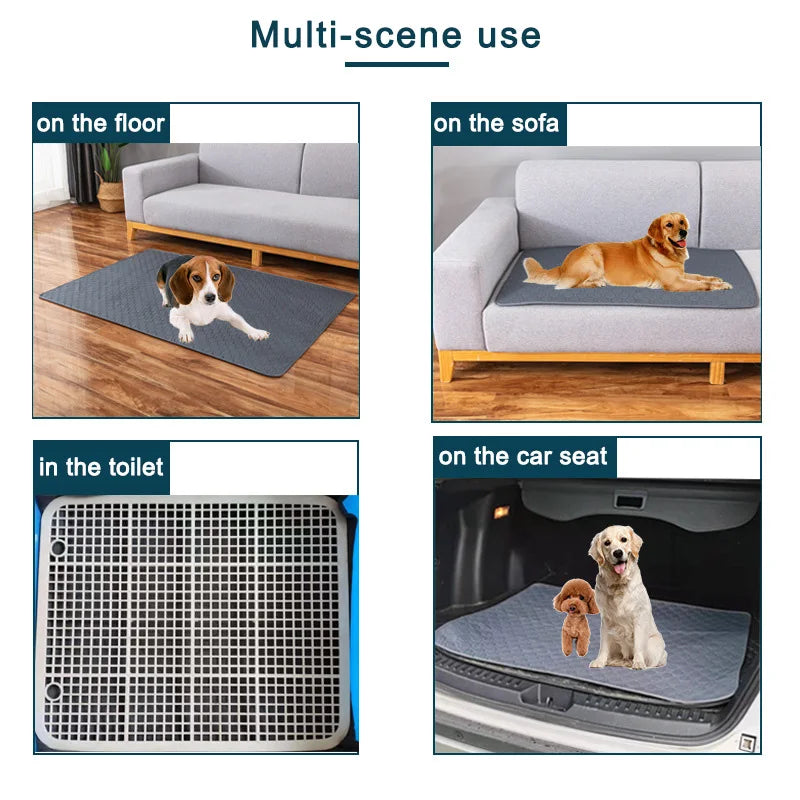 Car Seat Cover for Pets Washable Dog Pee Pad Blanket Urine Mat