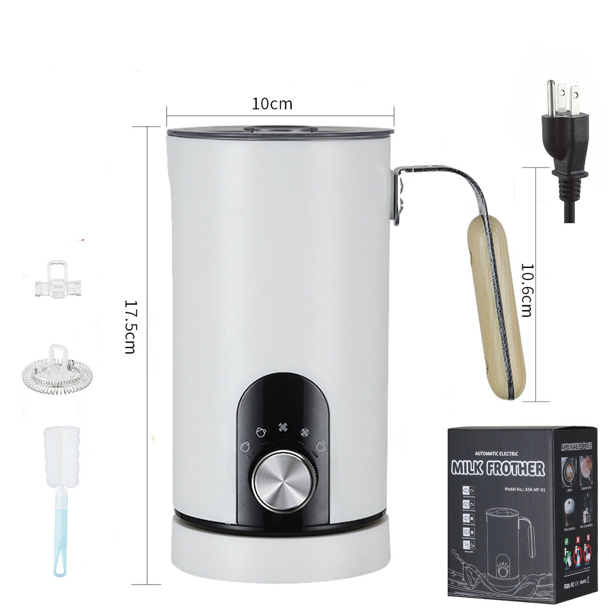 Milk Frother Household Hot And Cold Milk Bubbler